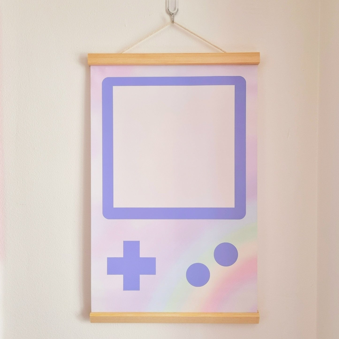 Purple Game Console Pin Banner